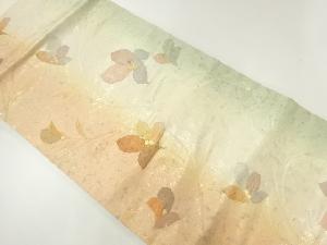 花唐草模様織出し名古屋帯